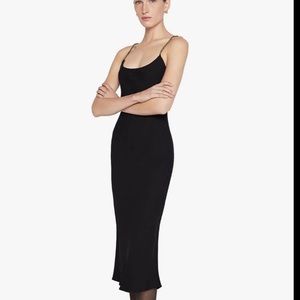 NWT ANINE BING Chelsea Chain Strap Midi Dress